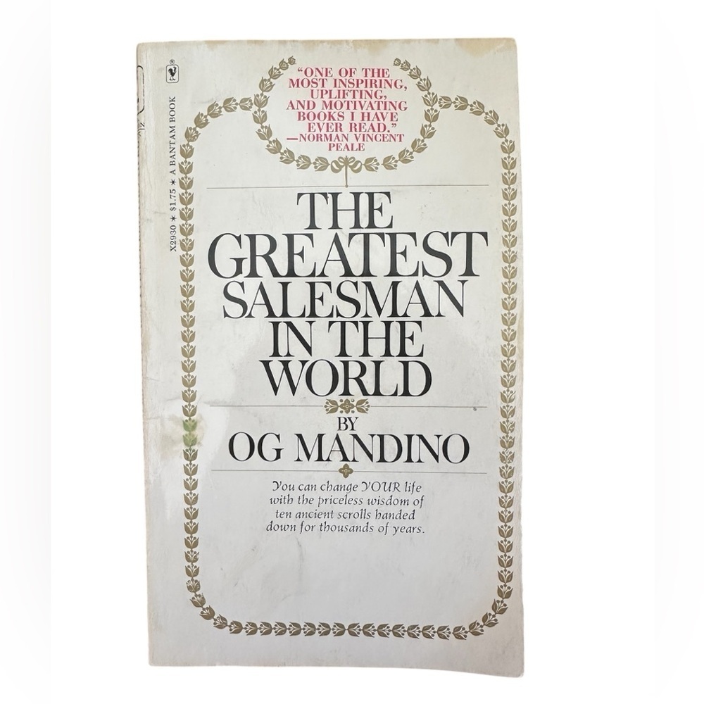 OG Mandino The Greatest Salesman in the World Vintage BookTok Self Help Classic